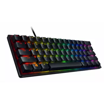 Ενσύρματο οπτομηχανικό gaming πληκτρολόγιο Razer Huntsman Mini 60%, διάταξη Nordic, RGB, μαύρο (RZ03-03391300-R3N1)