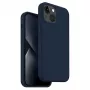 UNIQ Lino Marine Blue θήκη για iPhone 14 Plus / 15 Plus 6,7 ιντσών