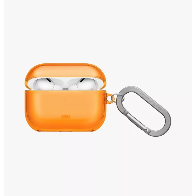 UNIQ Glase θήκη για AirPods Pro 3, πορτοκαλί