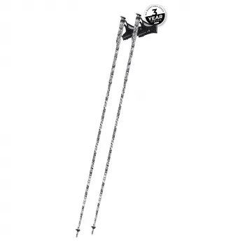 Komperdell FXP Carbon The Erlkonig μπαστούνια τρεξίματος 130 cm, μαύρο/λευκό
