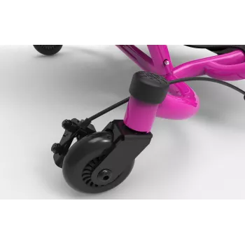 EzyRoller Spinner X ροζ παιχνίδι ride-on με περιστροφή 360° για παιδιά 4-12 ετών