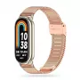 Λουράκι από ανοξείδωτο ατσάλι Tech-Protect MilaneseBand για Xiaomi Smart Band 8, ροζ χρυσό