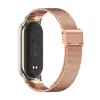 Λουράκι από ανοξείδωτο ατσάλι Tech-Protect MilaneseBand για Xiaomi Smart Band 8, ροζ χρυσό