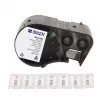 BRADY BMP51/BMP53/M511 σετ αυτοπλαστικοποιούμενων ετικετών βινυλίου, 25,4 mm x 6,4 m, λευκό/διαφανές, B-499