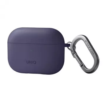 UNIQ Nexo θήκη σιλικόνης με βραχίονες αυτιών για Apple AirPods Pro 2ης γενιάς (2022/2023) - Feigenviolett