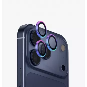 UNIQ Optix προστασία φακού κάμερας αλουμινίου για iPhone 17 Pro / 17 Pro Max με εφαρμογέα, Opal