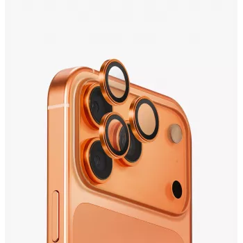 UNIQ Optix προστασία φακού κάμερας αλουμινίου για iPhone 17 Pro / 17 Pro Max με εφαρμογέα, Opal
