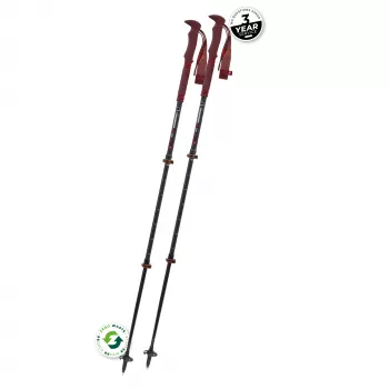 Komperdell Carbon Pro Zero Compact μπαστούνια trekking - Malbec