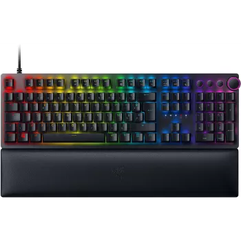 Ενσύρματο οπτικό gaming πληκτρολόγιο Razer Huntsman V2, διακόπτες Linear Red, διάταξη Nordic, RGB, μαύρο (RZ03-03930600-R3N1)