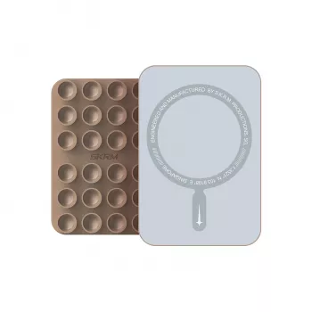 Skinarma Stax MagSafe βάση με βεντούζα για αυτοκίνητο, ταμπλό και παρμπρίζ, σαμπάνια