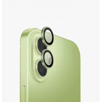 UNIQ Optix αλουμινένια προστασία φακού κάμερας για iPhone 17 με εφαρμογέα πράσινο