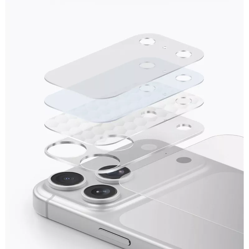 UNIQ Optix Aeroshield+ προστασία μονάδας κάμερας για iPhone 17 Pro – διαφανές