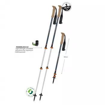 Komperdell Ridgehiker Zero μπαστούνια trekking - Dark Sapphire