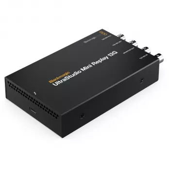 Blackmagic Design UltraStudio Mini Replay 12G - Thunderbolt 3 Capture & αναπαραγωγή, 12G-SDI, HDMI 2.0, 4Kp60, HDR, τροφοδοσία από bus