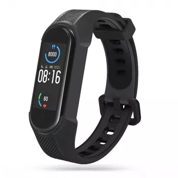 Λουράκι από καουτσούκ Tech-Protect Armour TPU για Xiaomi Mi Band 7, μαύρο