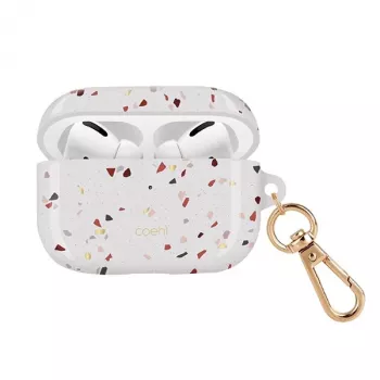 UNIQ Coehl Terrazzo θήκη για Apple AirPods Pro - φυσικό λευκό