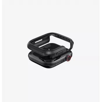 UNIQ Valencia Θήκη για Apple Watch 46 mm, Midnight Black Uni001443