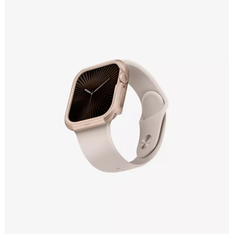 UNIQ Valencia Θήκη για Apple Watch 46 mm, Midnight Black Uni001443