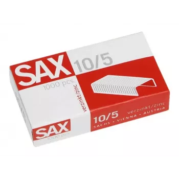 Sax συνδετήρες 1-105-00 Nr. 10 5 mm γαλβανισμένοι, 1000 τεμ.