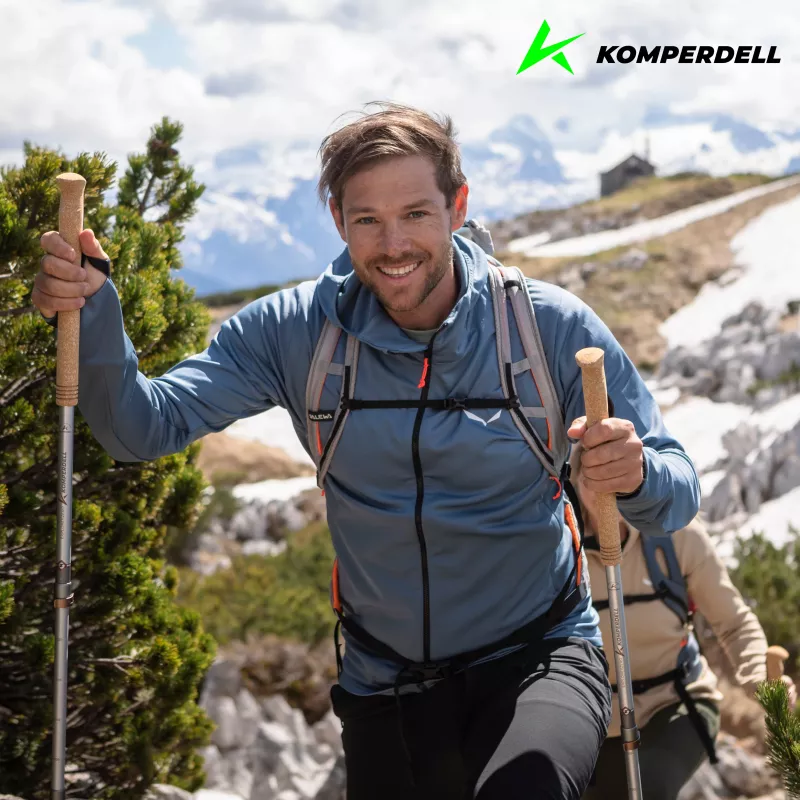 Komperdell Explorer Zero Cork μπαστούνια trekking, καφέ