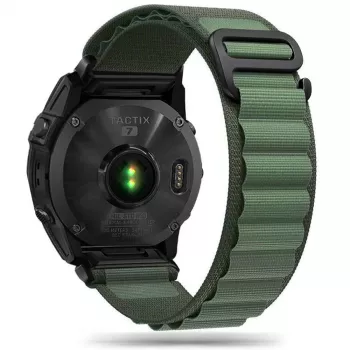 TECH-PROTECT NYLON PRO λουράκι για Garmin Fenix 5 / 6 / 6 Pro / 7, 22 mm QuickFit, στρατιωτικό πράσινο