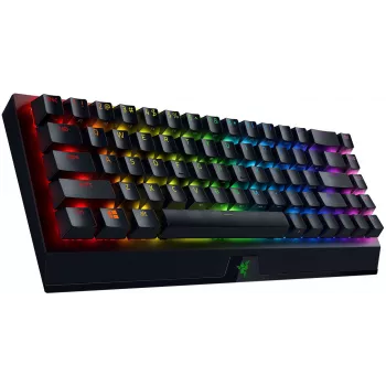 Razer BlackWidow V3 Mini HyperSpeed 65% ασύρματο μηχανικό πληκτρολόγιο gaming - Razer Yellow Switches, Chroma RGB, Bluetooth 5.0, USB-C, μαύρο