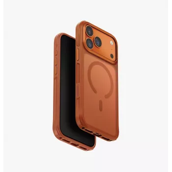 UNIQ Veren MagClick θήκη φόρτισης για iPhone 17 Pro Max, πορτοκαλί