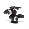 Manfrotto MHXPRO-3WX τριών δρόμων κεφαλή με αναδιπλούμενους μοχλούς, αλουμίνιο, αντοχή 8 kg, πλάκα ταχείας αλλαγής 200PL-14, Μαύρο