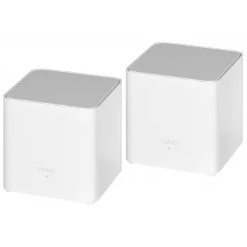 Tenda MX3 (2 τεμ.) AX1500 Whole-Home-Mesh-WLAN-6 σύστημα, Dualband, 2 Gigabit θύρες ανά μονάδα, Λευκό