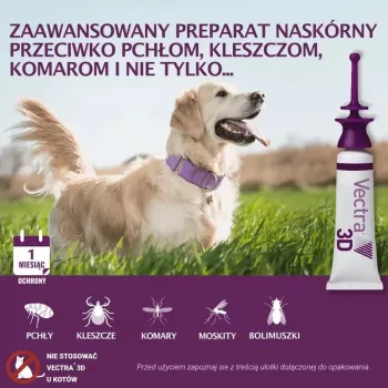 Ceva Vectra 3D για σκύλους άνω των 40 kg, 3 πιπέτες