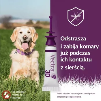 Ceva Vectra 3D Spot-On διάλυμα για σκύλους 10-25 kg, 3 πιπέτες