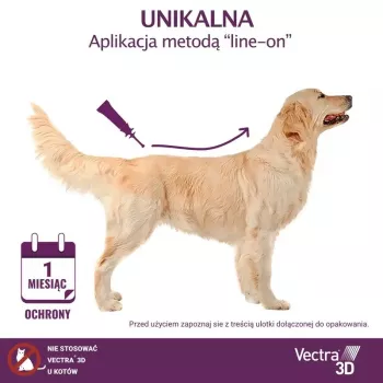 Ceva Vectra 3D Spot-On διάλυμα για σκύλους 1,5-4 kg – 3 πιπέτες (κίτρινο)