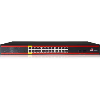 GETFORT GF-124-24PG-2S-400 24-Port Gigabit PoE+ Switch με 2 SFP Uplinks, 400W Budget, Rackmount