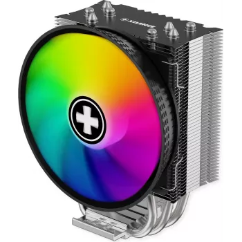Xilence M404PRO.ARGB CPU Ψύκτρα - 120mm PWM ανεμιστήρας, 4 σωλήνες θερμότητας, ARGB φωτισμός, Intel/AMD Multisockel