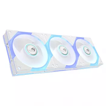ASUS ROG Eurux GR120 ARGB Reverse ανεμιστήρας, 120 mm, 3 τεμαχίων, Λευκό (90DA00K3-B09020)