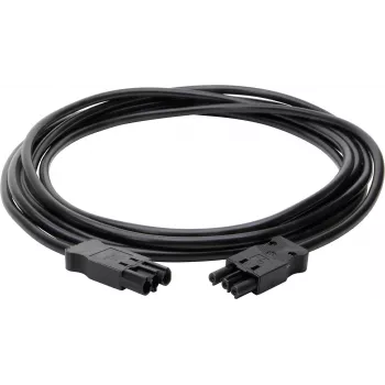 Kopp GST18i3 Καλώδιο σύνδεσης βύσμα-βύσμα 1,5 mm² 5 m Μαύρο