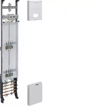 Hager Πλήρες πεδίο μετρητών Z 1350x250mm 3-φασικό 2 θέσεις μετρητών 10mm² με λειτουργία αποσύνδεσης