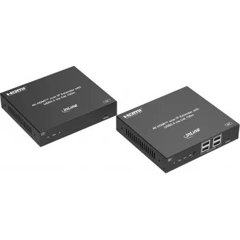 InLine® KVM Extender μέσω IP, HDMI 4K/60Hz, 100m, σετ (57886G)