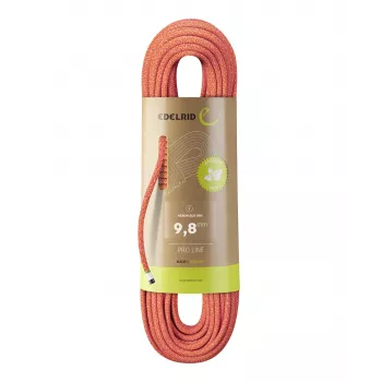 Edelrid Heron Eco Dry 9.8 mm 70 m δυναμικό σχοινί αναρρίχησης - Fire