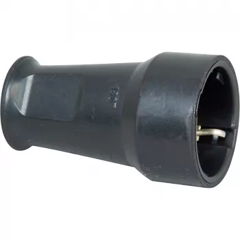Kopp SEBS πρίζα σούκο, έως 3x1,5 mm², μαύρη