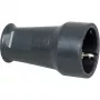 Kopp SEBS πρίζα σούκο, έως 3x1,5 mm², μαύρη