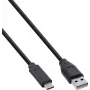 InLine® καλώδιο USB 2.0, USB-C σε A αρσενικό, μαύρο, 2m, συσκευασία 80 τεμ. (Bulk)