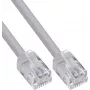 InLine Modular στρογγυλό καλώδιο RJ12, αρσενικό-αρσενικό, 6P6C, 2m, γκρι