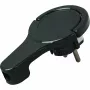 HEINRICH KOPP 172005030 επίπεδο βύσμα σούκο με βάση, 3x1,5 mm², μαύρο