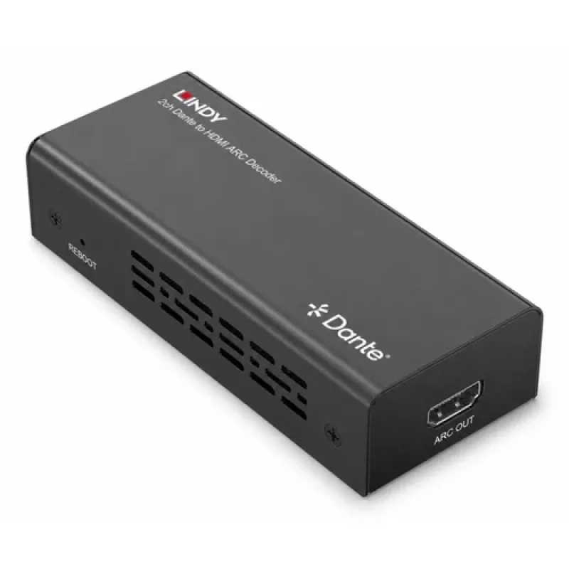 Lindy αποκωδικοποιητής 2ch Dante σε HDMI ARC