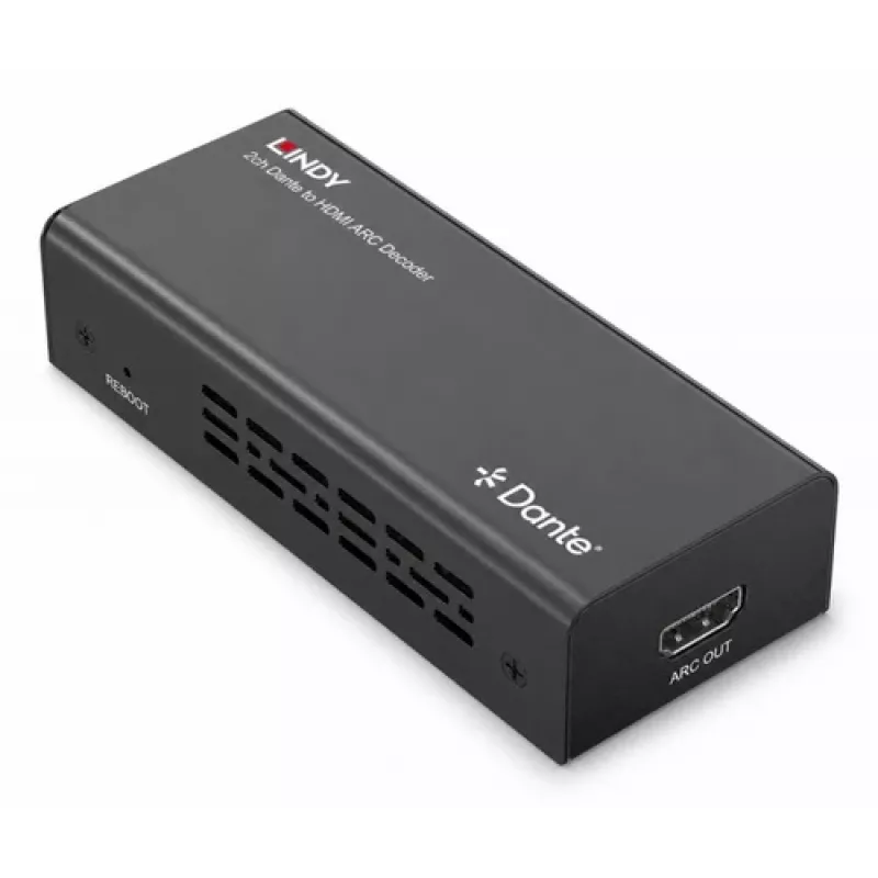Lindy αποκωδικοποιητής 2ch Dante σε HDMI ARC