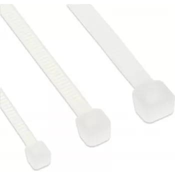 InLine® Δεματικά καλώδίων 200mm x 4,8mm, φυσικό, 100 τεμ.