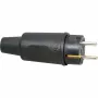 Kopp 179516009 Βύσμα ασφαλείας Schuko, λάστιχο, 16 A, 230 V, IP44, μαύρο