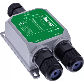 InLine® PoE++ Εξωτερικός Injector, 10Gb/s, 90W, IP67