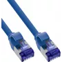 INLINE B-74901B Συσκευασία 125 τεμ. Slim Cat.6A S/FTP LSZH Patch καλώδιο, μπλε, 1m